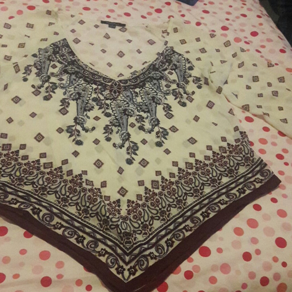 Ladies V neck blouse